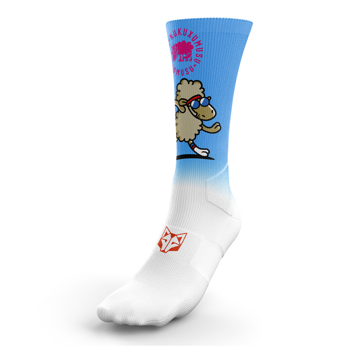 OTSO Sublimierte Sportsocken - Kukuxumusu Retro Runner – Produktansicht