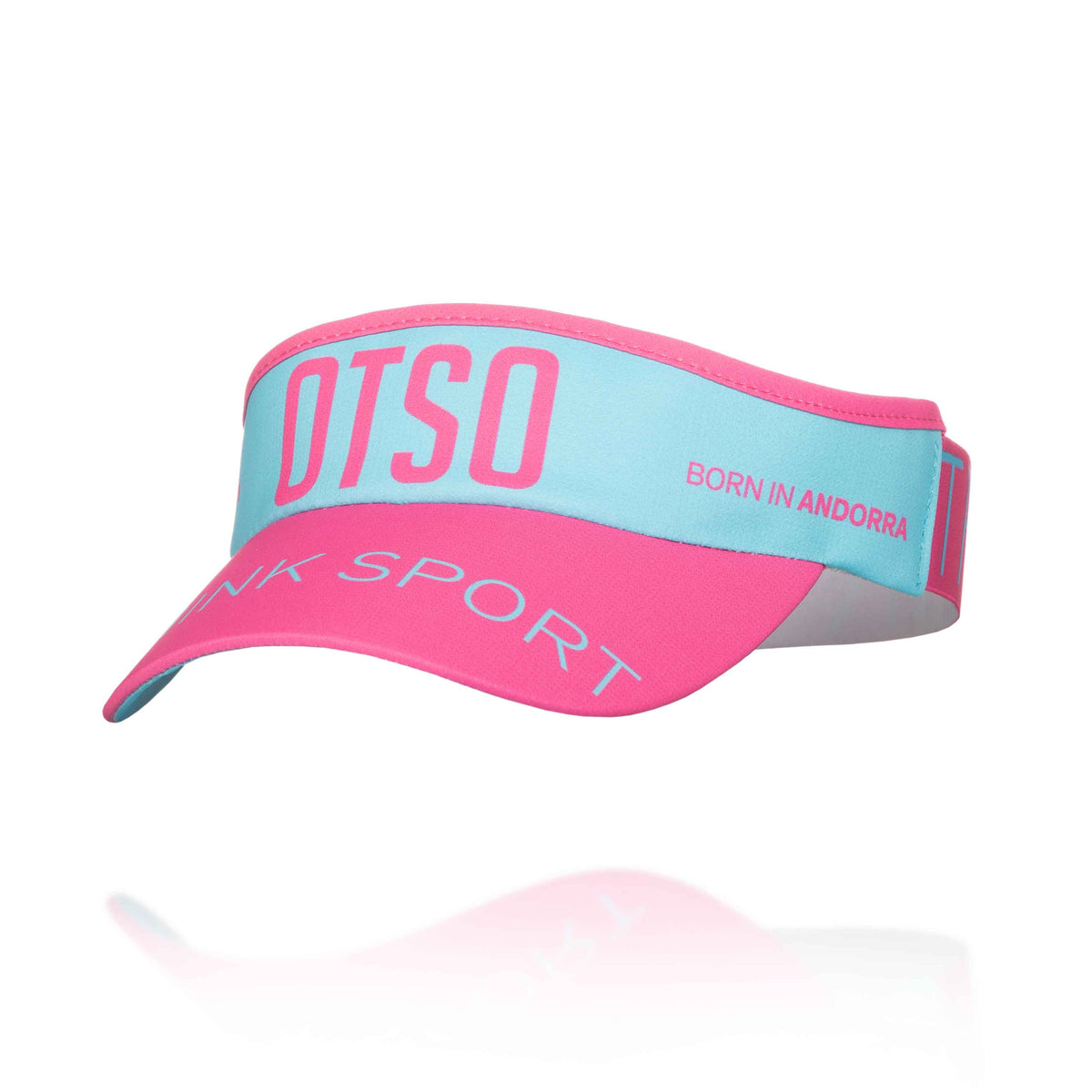 OTSO Sportvisier - Light Blue & Fluo Pink – Produktansicht