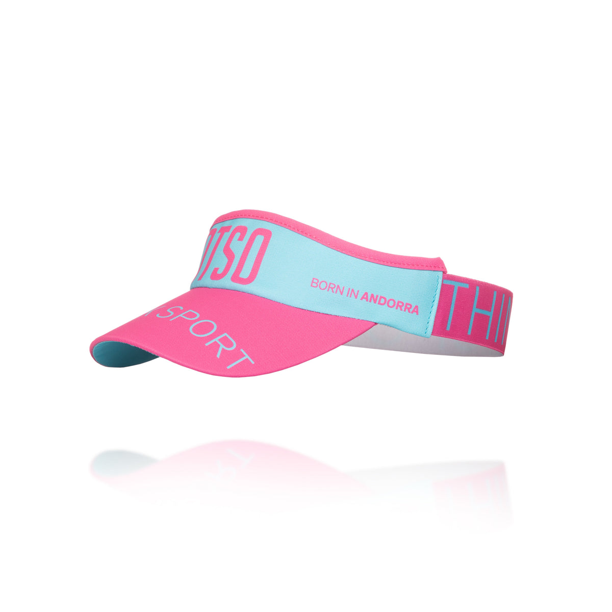 OTSO Sportvisier - Light Blue & Fluo Pink – Produktansicht 6