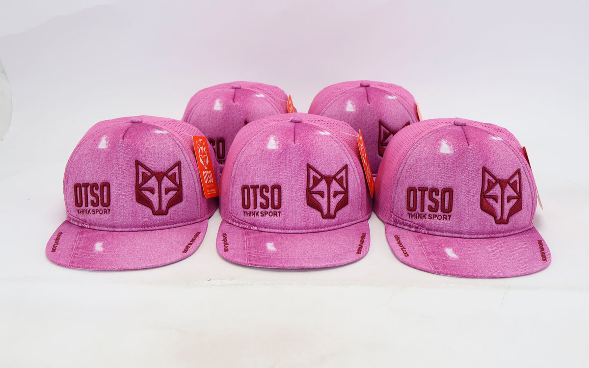 OTSO Snapback-Cap - Pink Jeans – Produktansicht 4