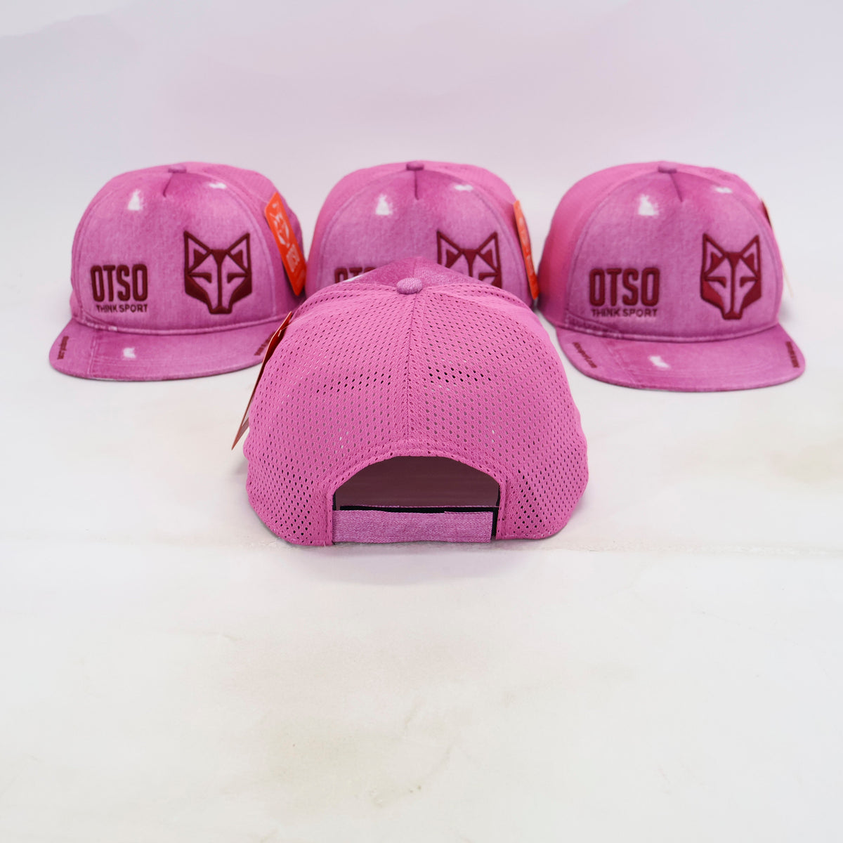 OTSO Snapback-Cap - Pink Jeans – Produktansicht 2
