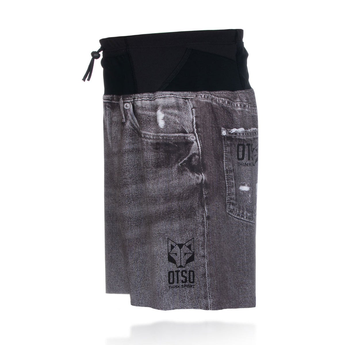 OTSO Herren Laufshorts - Black Jeans – Produktansicht 6