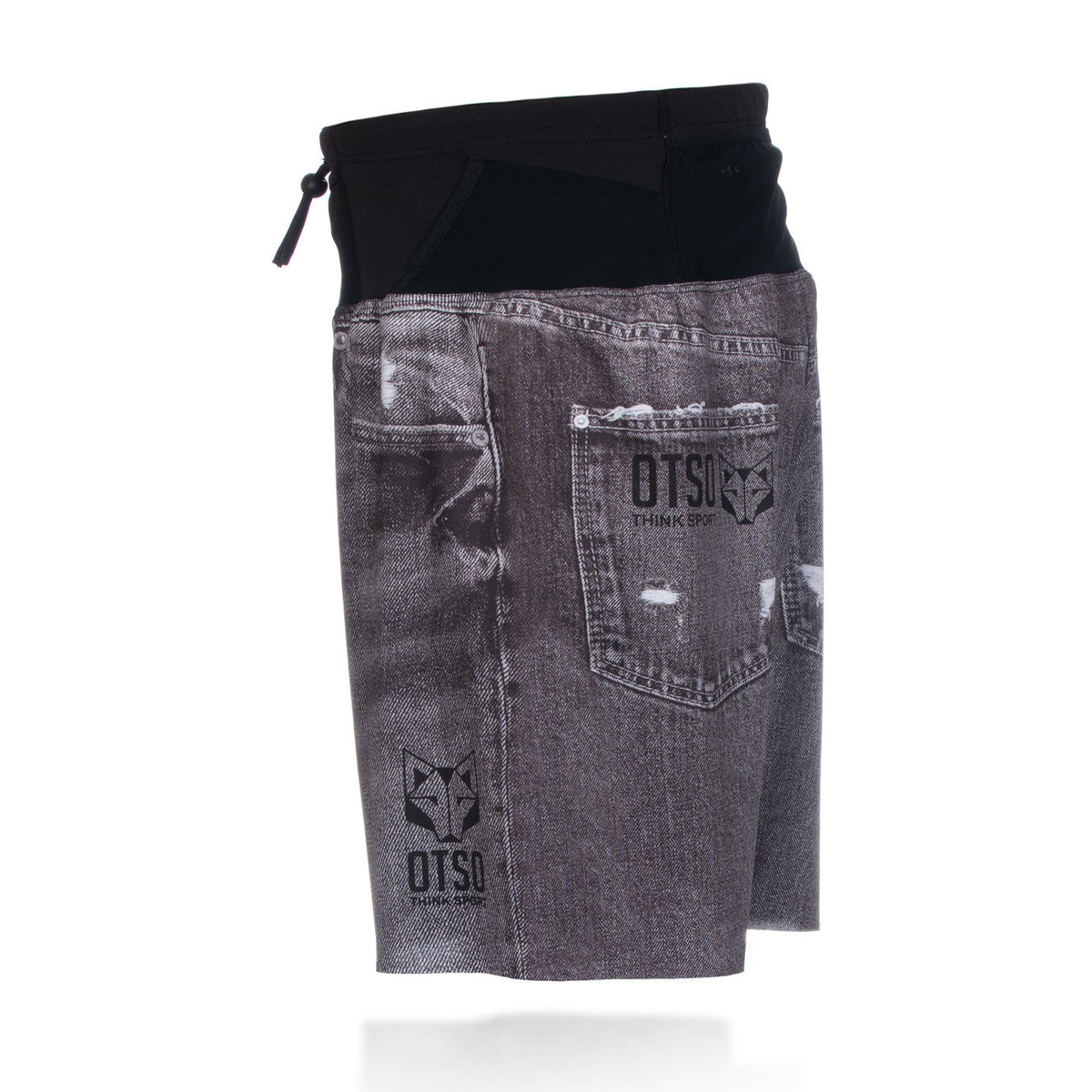 OTSO Herren Laufshorts - Black Jeans – Produktansicht 8