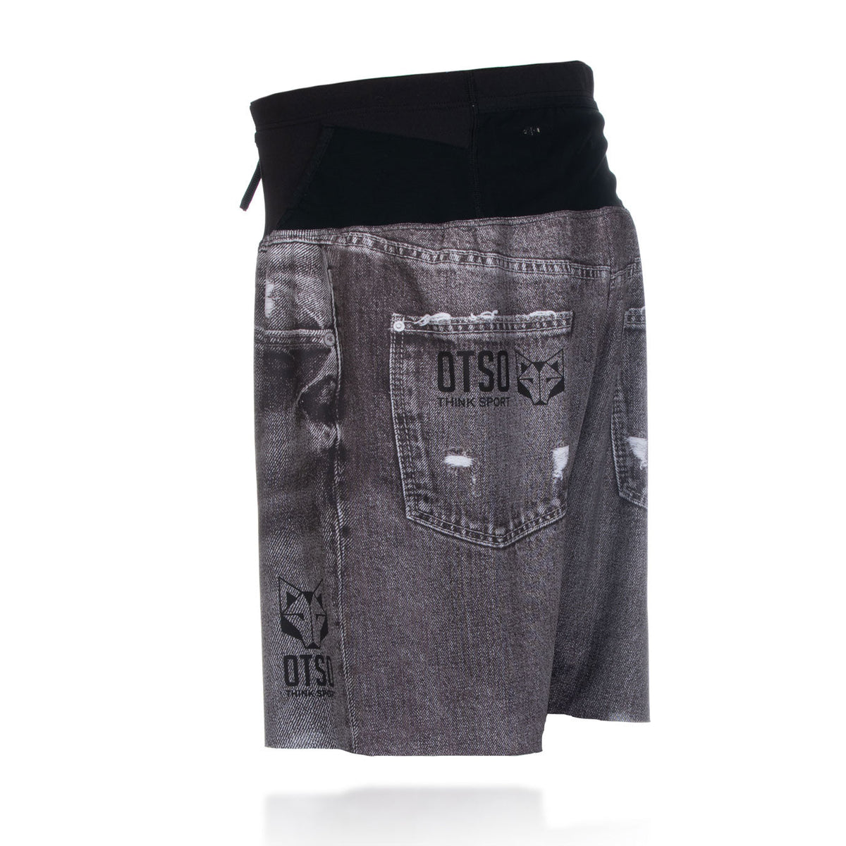 OTSO Herren Laufshorts - Black Jeans – Produktansicht 9