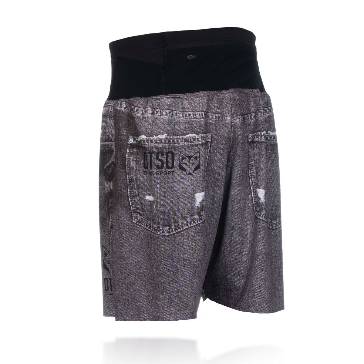 OTSO Herren Laufshorts - Black Jeans – Produktansicht 11