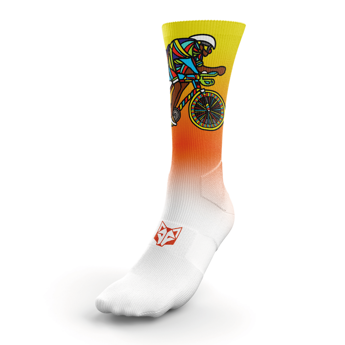 OTSO Sublimierte Sportsocken - Time to tri Man Bike – Produktansicht