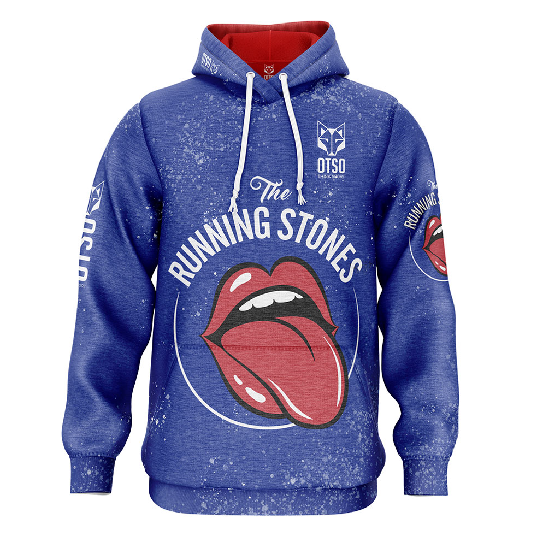 OTSO Hoodie - Running Stones Blue – Produktansicht