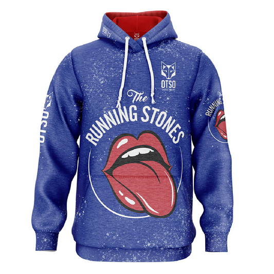 OTSO Hoodie - Running Stones Blue – Produktansicht