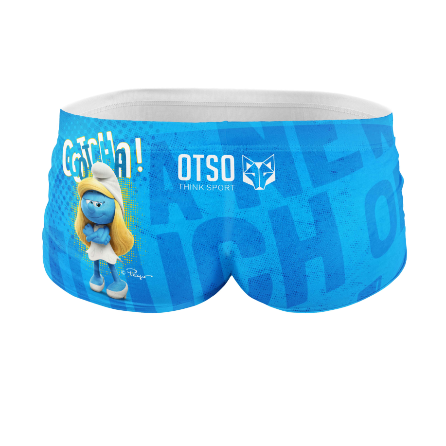 OTSO Herren Badehose Trunk - We Smurf You – Produktansicht 2
