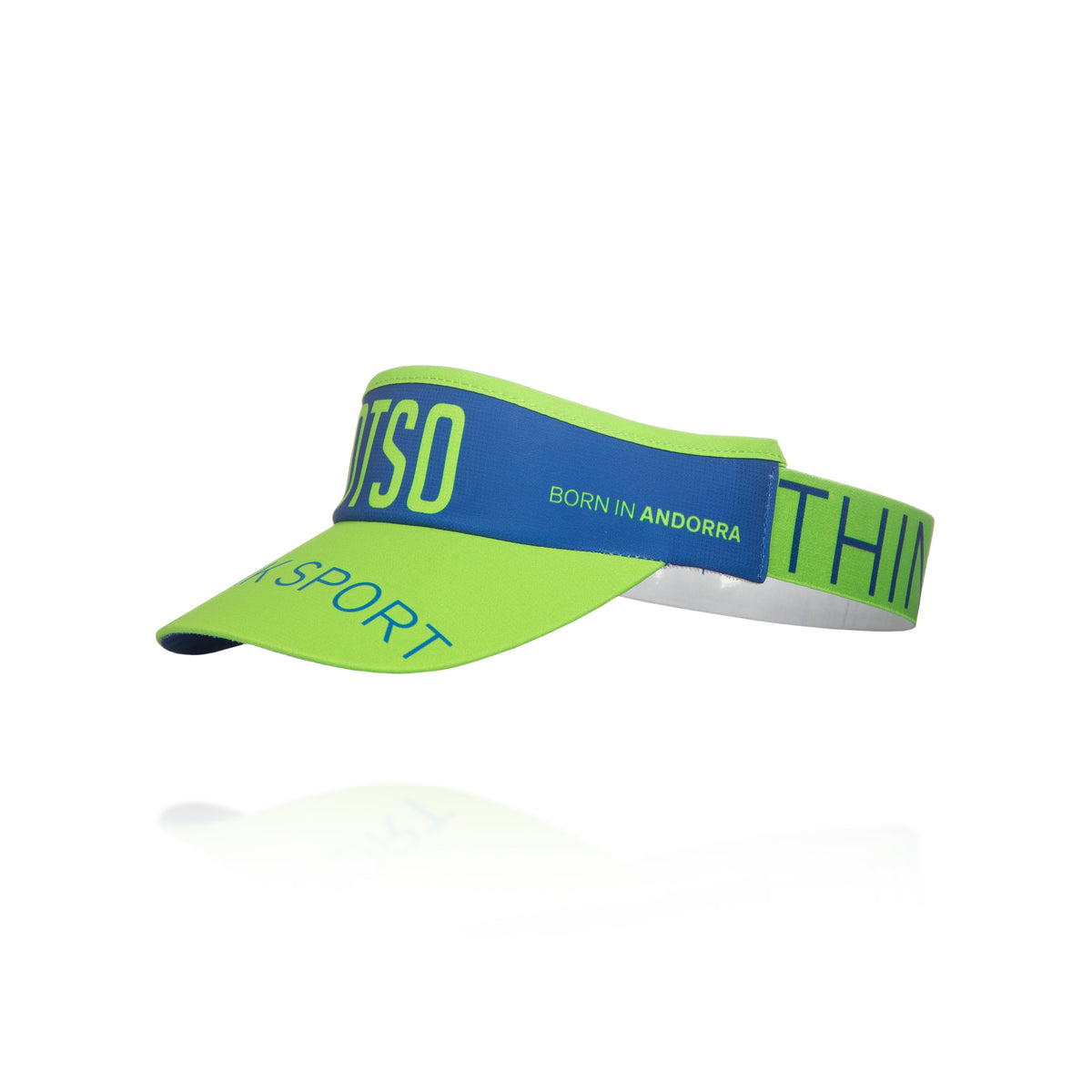 OTSO Sportvisier - Electric Blue & Fluo Green – Produktansicht 6