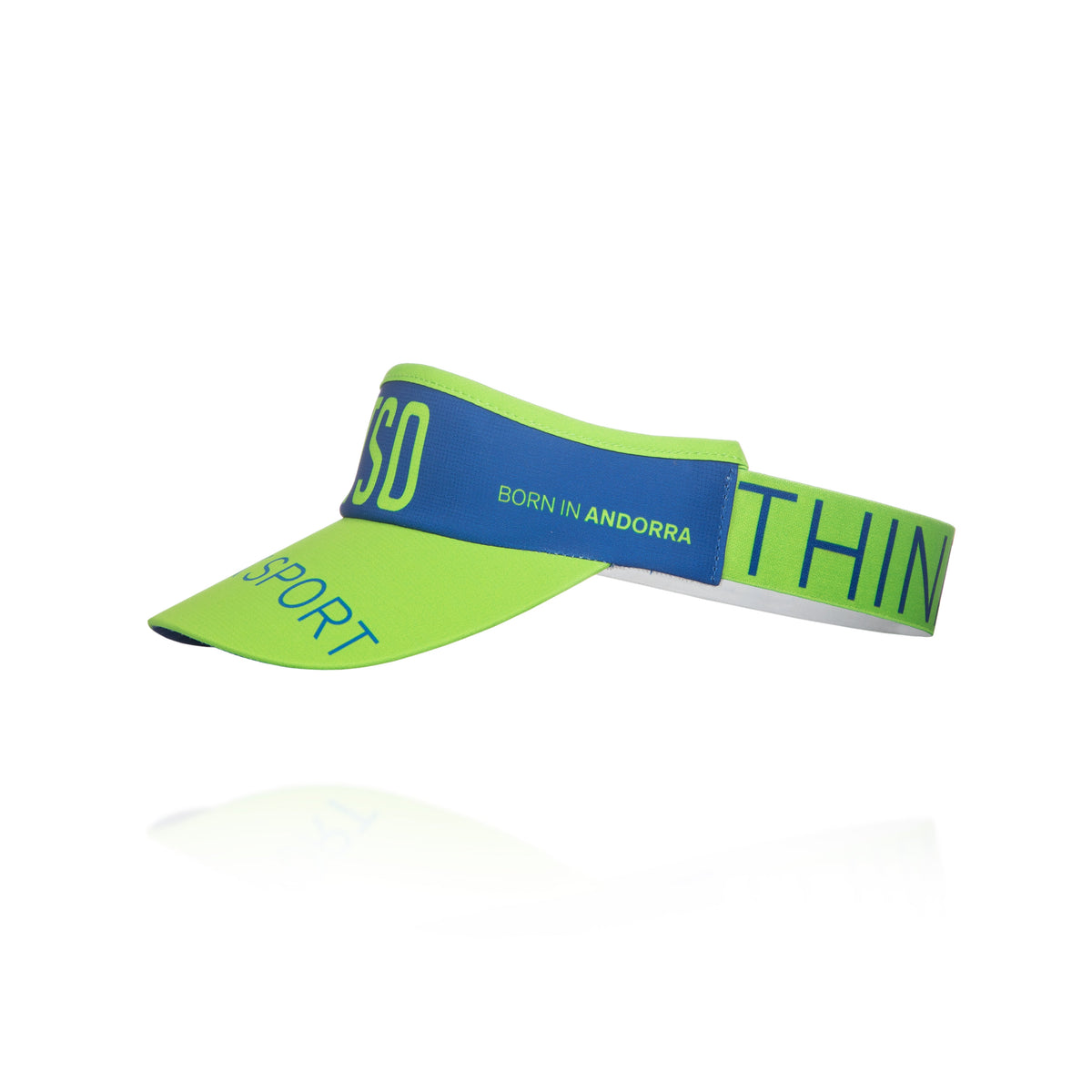 OTSO Sportvisier - Electric Blue & Fluo Green – Produktansicht 7