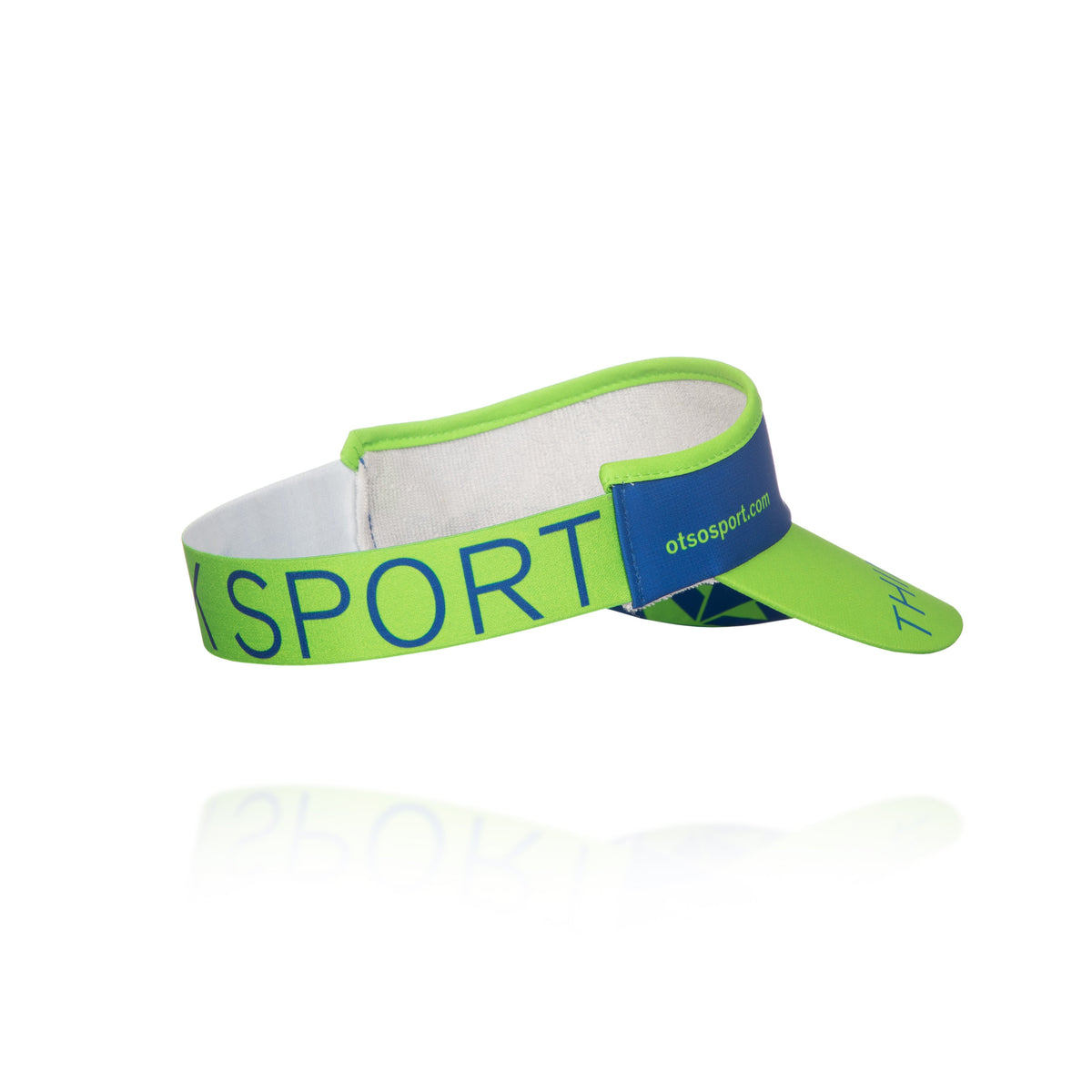 OTSO Sportvisier - Electric Blue & Fluo Green – Produktansicht 18