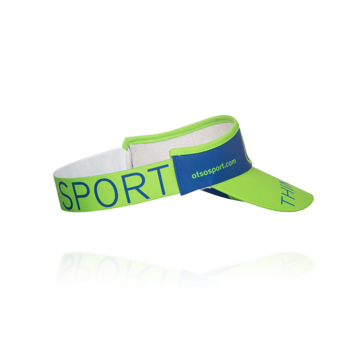 OTSO Sportvisier - Electric Blue & Fluo Green – Produktansicht 19