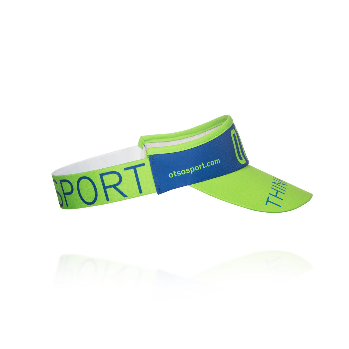 OTSO Sportvisier - Electric Blue & Fluo Green – Produktansicht 20