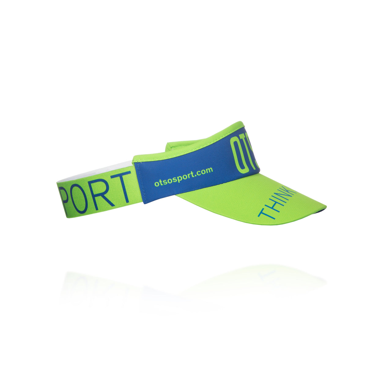 OTSO Sportvisier - Electric Blue & Fluo Green – Produktansicht 21