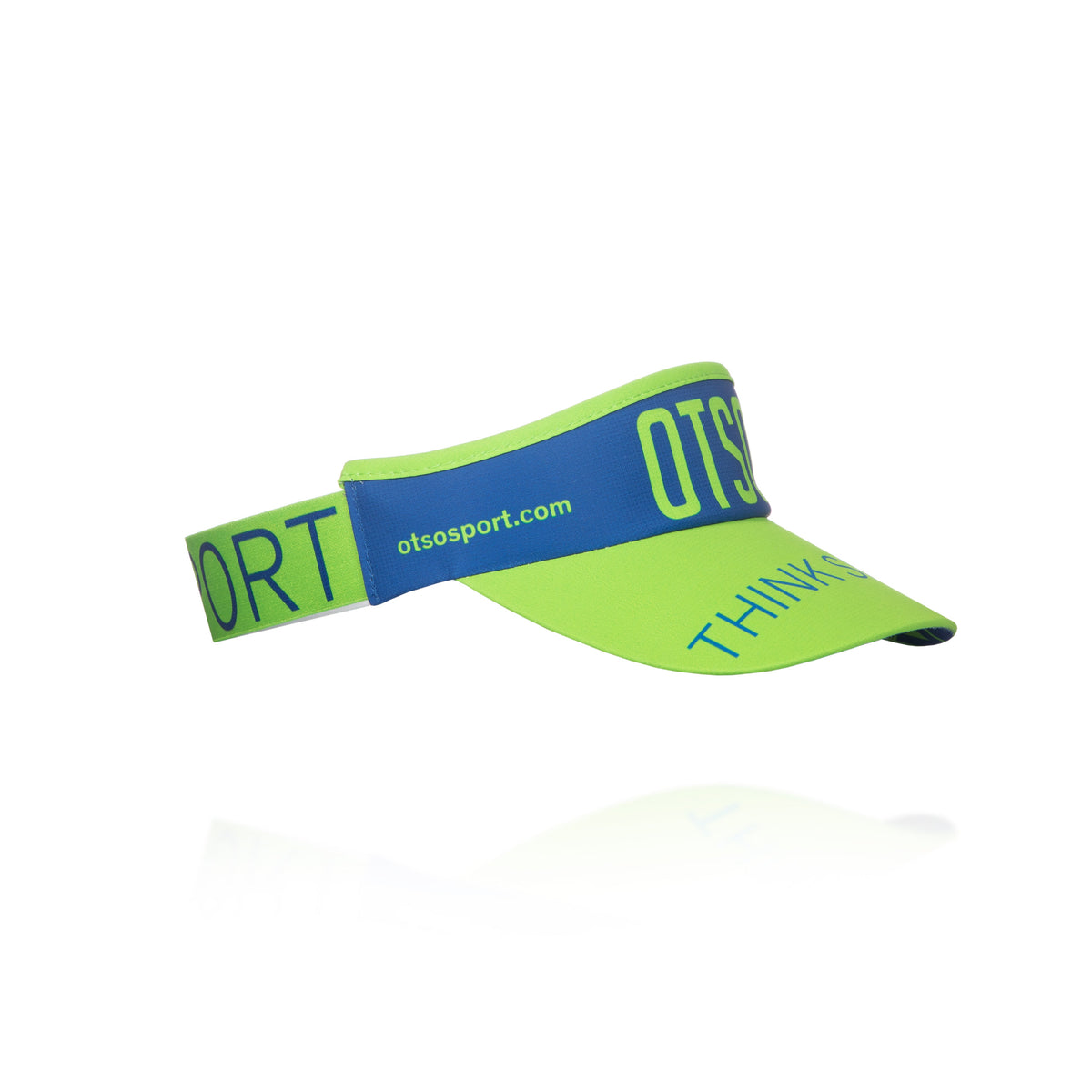 OTSO Sportvisier - Electric Blue & Fluo Green – Produktansicht 22