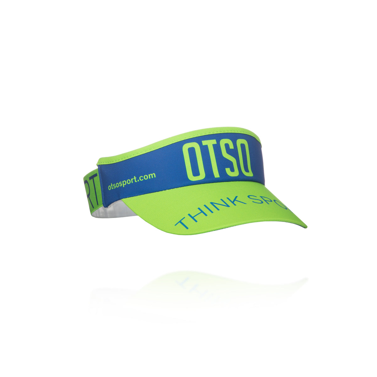 OTSO Sportvisier - Electric Blue & Fluo Green – Produktansicht 24
