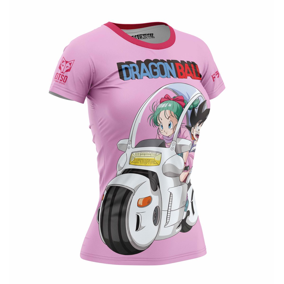 OTSO Damen Kurzarm-Funktionsshirt - Dragon Ball Bulma – Produktansicht