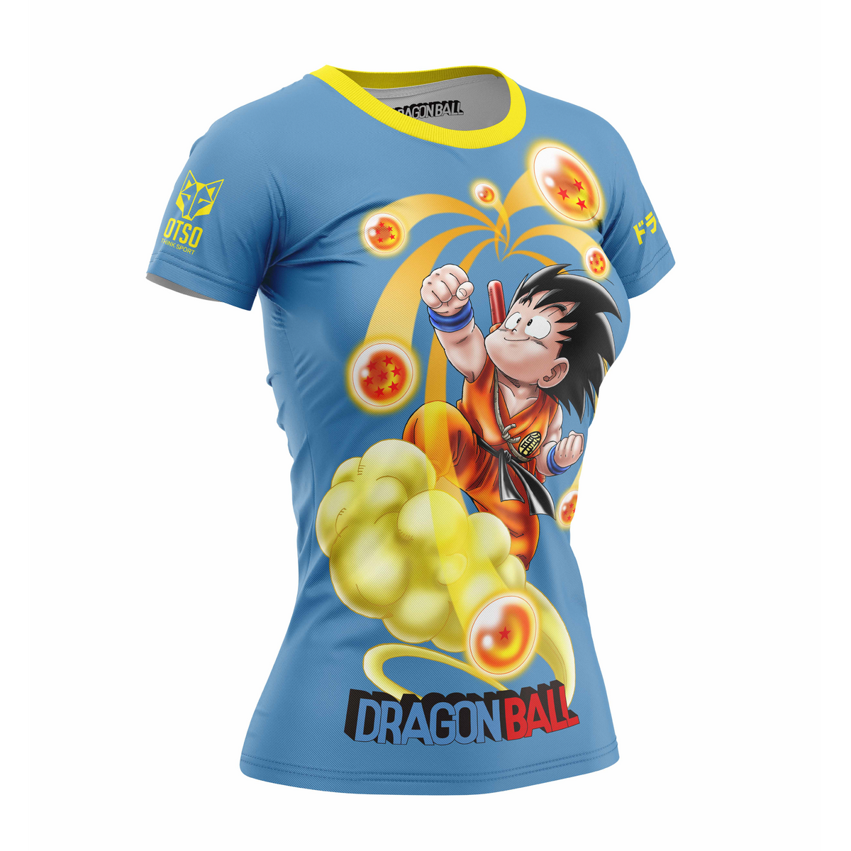 OTSO Damen Kurzarm-Funktionsshirt - Dragon Ball Balls – Produktansicht
