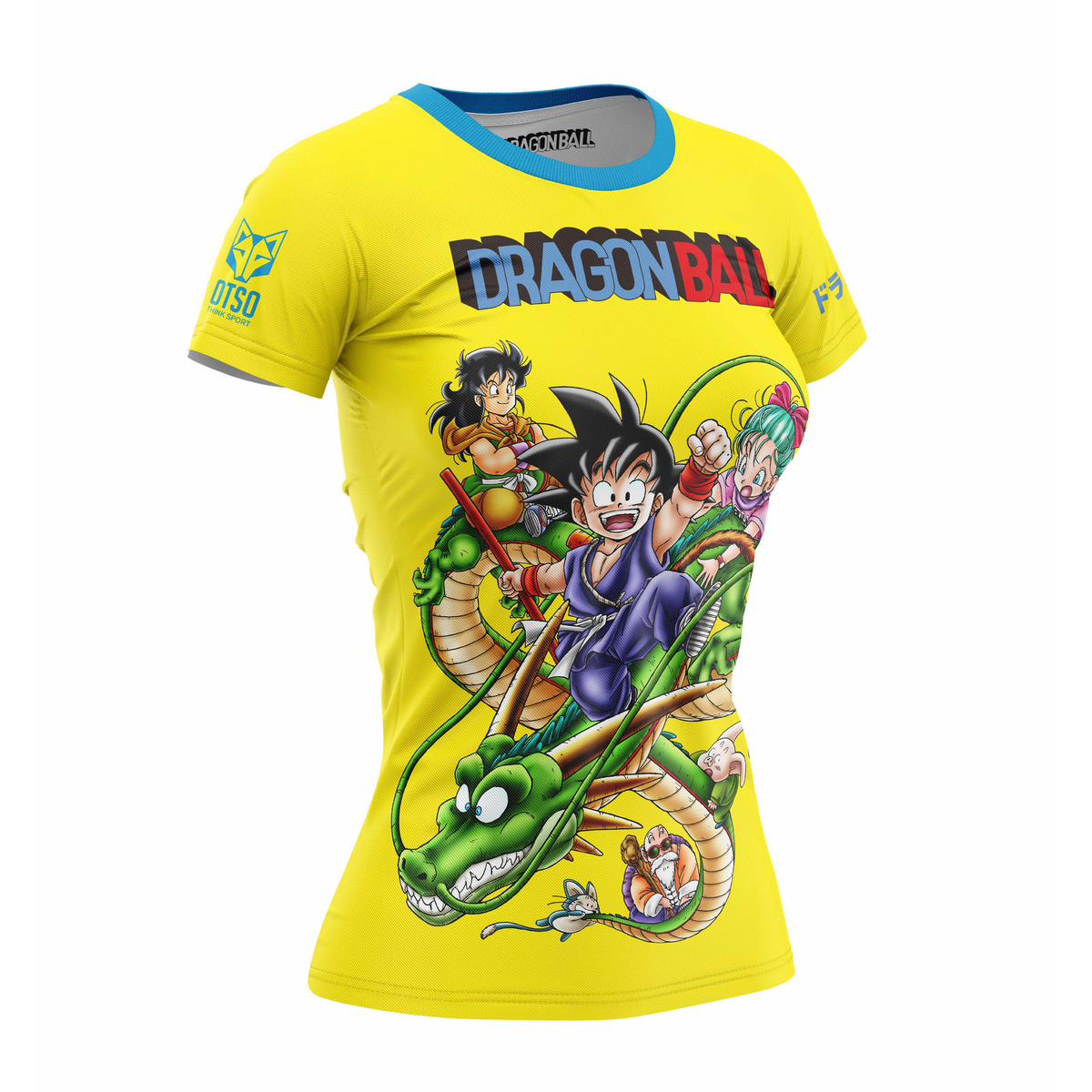 OTSO Damen Kurzarm-Funktionsshirt - Dragon Ball Shenron – Produktansicht