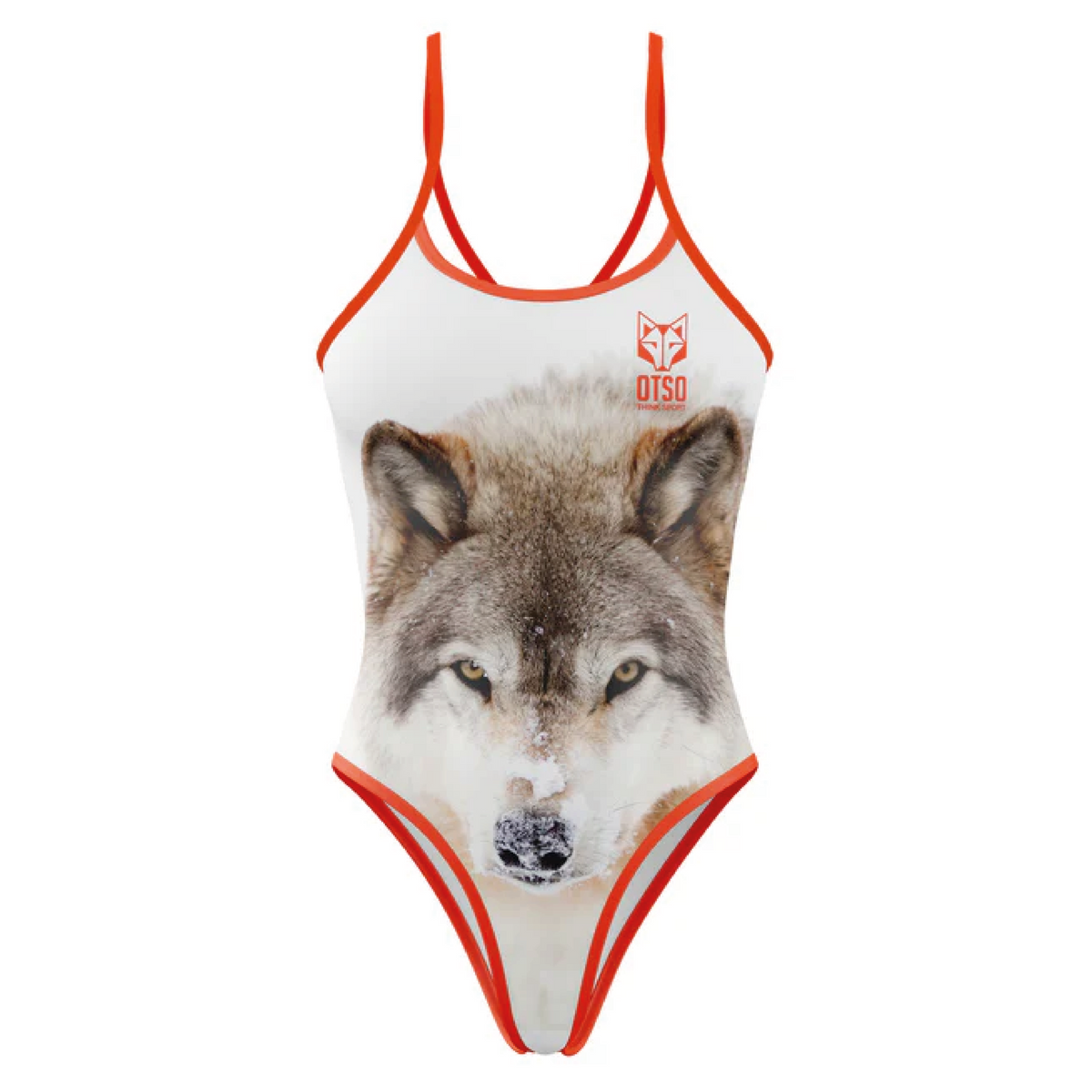 OTSO Damen Badeanzug - Wolf – Produktansicht