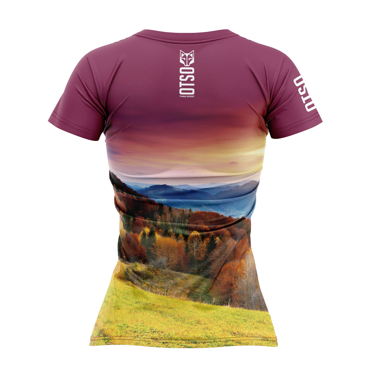 OTSO Damen Kurzarm-Funktionsshirt - Autumn – Produktansicht 2